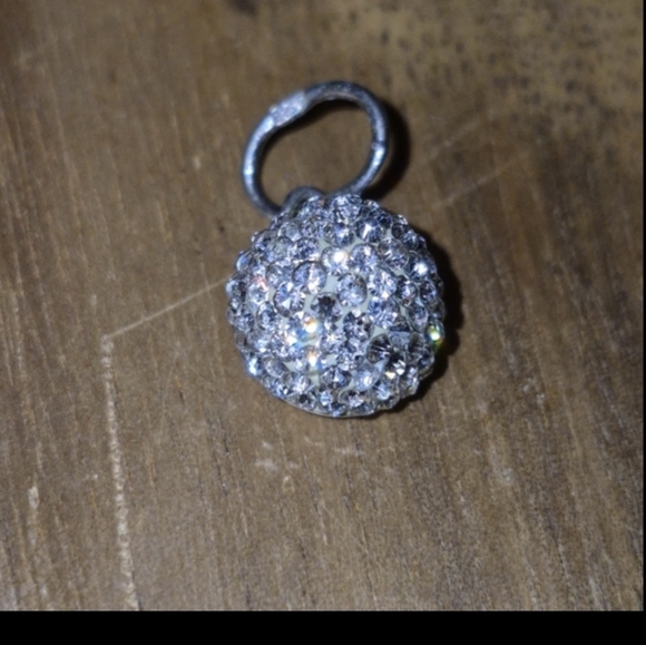 Sparkly CZ Sterling Silver Pendant - Picture 7 of 7